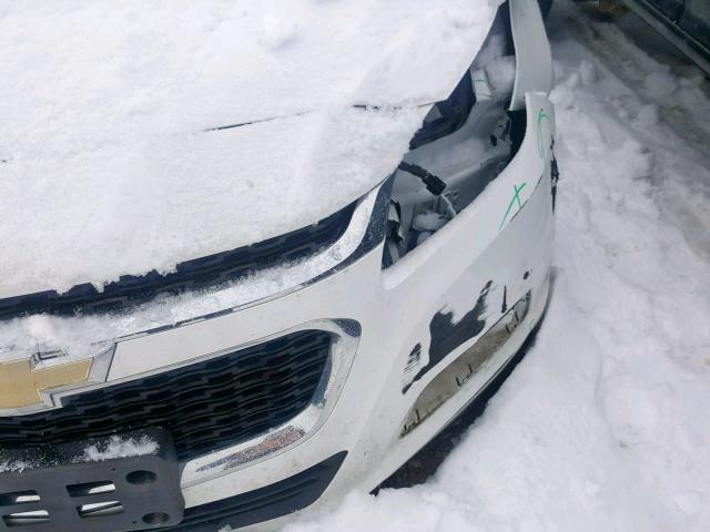 1G11C5SL7FF326750 - 2015 CHEVROLET MALIBU 1LT თეთრი ფოტო 9