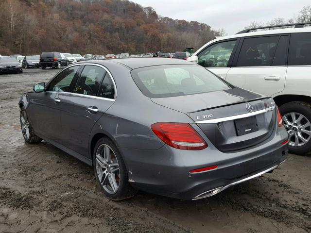 WDDZF4KB3JA347318 - 2018 MERCEDES-BENZ E 300 4MAT GRAY photo 3