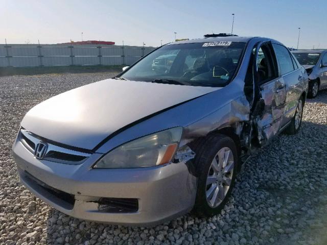 1HGCM66596A072245 - 2006 HONDA ACCORD EX SILVER photo 2