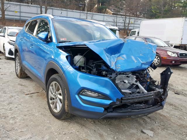 KM8J3CA40GU088805 - 2016 HYUNDAI TUCSON LIM BLUE photo 1