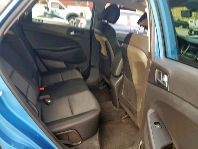 KM8J3CA40GU088805 - 2016 HYUNDAI TUCSON LIM BLUE photo 6