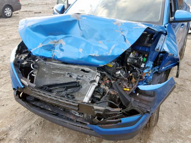 KM8J3CA40GU088805 - 2016 HYUNDAI TUCSON LIM BLUE photo 9