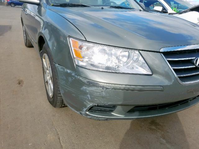 5NPET46C59H414347 - 2009 HYUNDAI SONATA GLS GREEN photo 9