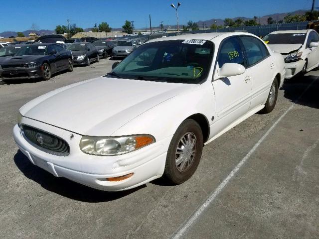 1G4HP54K824102869 - 2002 BUICK LESABRE CU WHITE photo 2