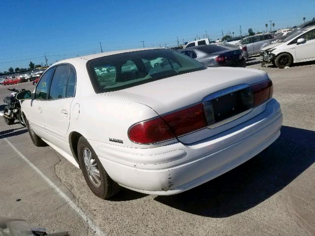 1G4HP54K824102869 - 2002 BUICK LESABRE CU WHITE photo 3