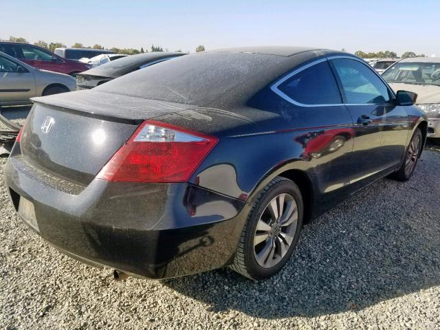 1HGCS12378A022587 - 2008 HONDA ACCORD LX- BLACK photo 4