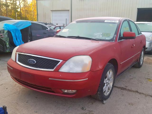 1FAFP24165G188760 - 2005 FORD FIVE HUNDR RED photo 2