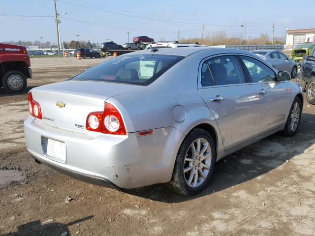 1G1ZE5EBXA4150426 - 2010 CHEVROLET MALIBU LTZ SILVER photo 4