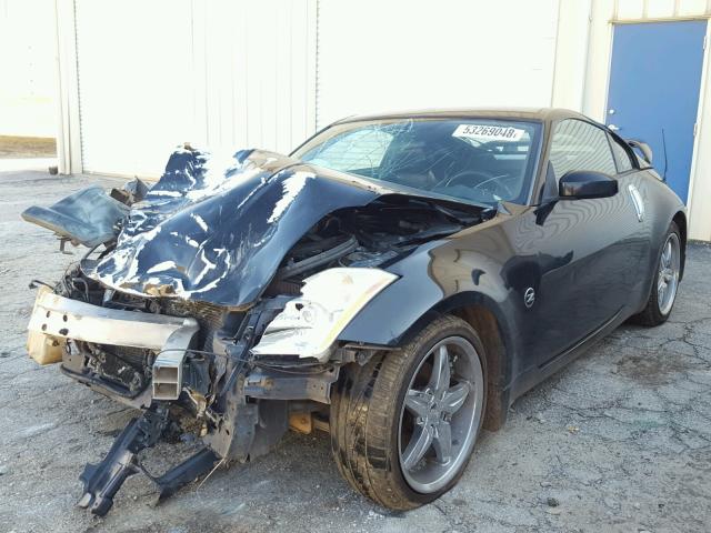 JN1AZ34D33T103766 - 2003 NISSAN 350Z COUPE BLACK photo 2