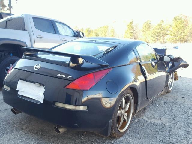 JN1AZ34D33T103766 - 2003 NISSAN 350Z COUPE BLACK photo 4