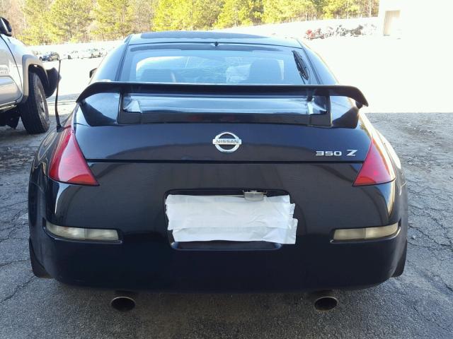 JN1AZ34D33T103766 - 2003 NISSAN 350Z COUPE BLACK photo 6