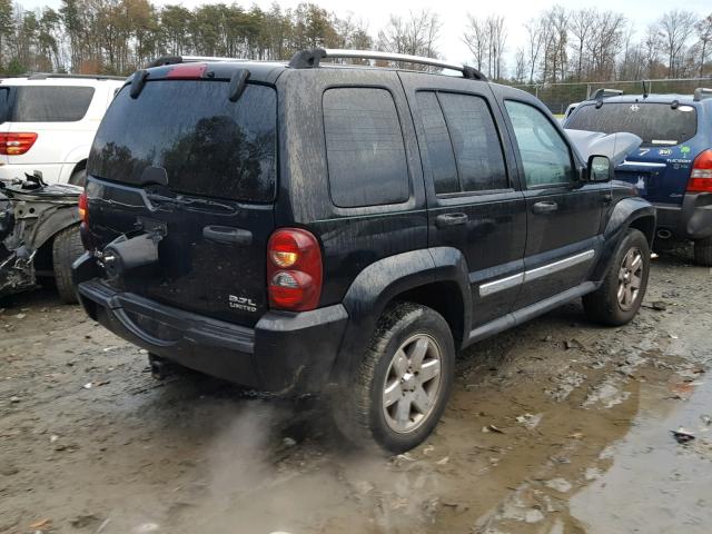 1J4GL58K15W507318 - 2005 JEEP LIBERTY LI BLUE photo 4