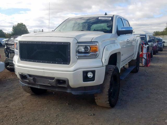 3GTU2VEC2EG293141 - 2014 GMC SIERRA K15 WHITE photo 2