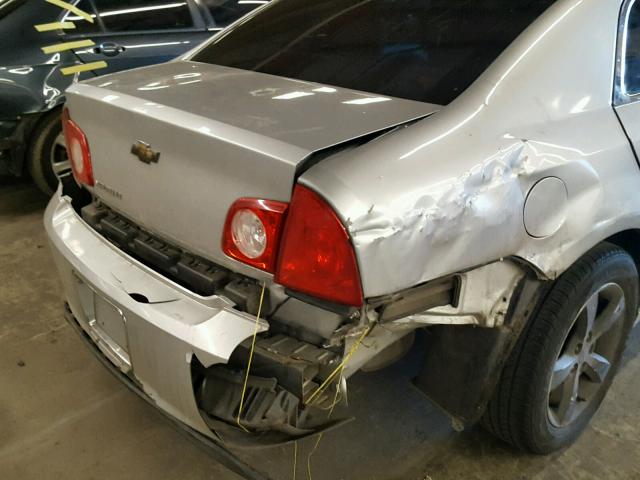 1G1ZC5E09CF313420 - 2012 CHEVROLET MALIBU 1LT GRAY photo 9