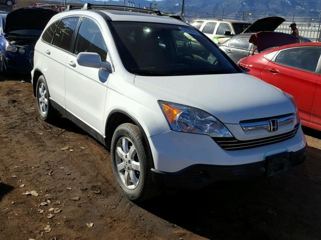 JHLRE48717C054369 - 2007 HONDA CR-V EXL WHITE photo 1