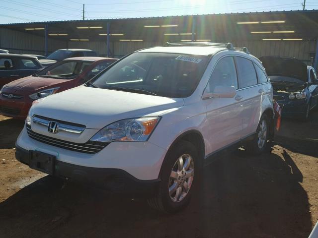 JHLRE48717C054369 - 2007 HONDA CR-V EXL WHITE photo 2