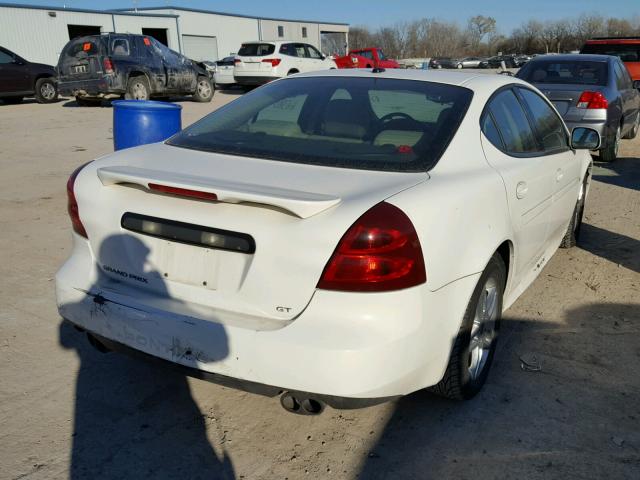 2G2WR554161141704 - 2006 PONTIAC GRAND PRIX WHITE photo 4