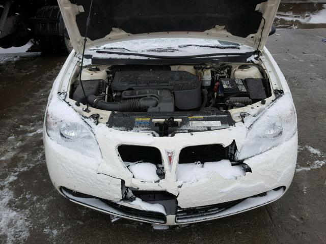 1G2ZF55B664229303 - 2006 PONTIAC G6 SE WHITE photo 7