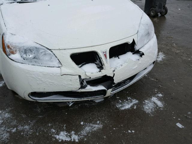 1G2ZF55B664229303 - 2006 PONTIAC G6 SE WHITE photo 9