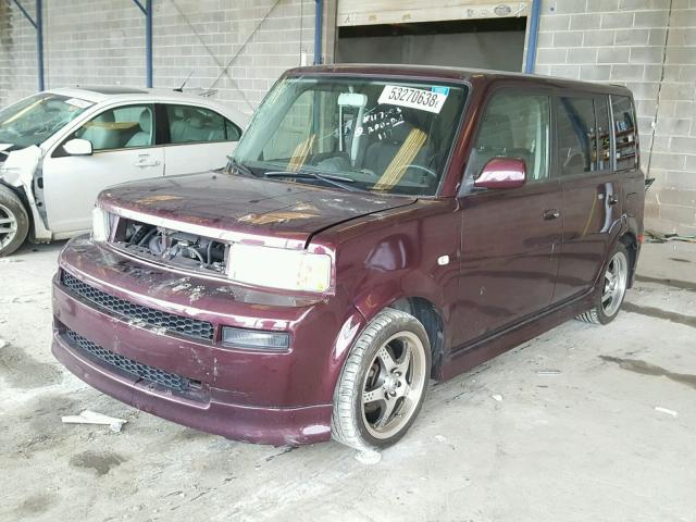 JTLKT334050186277 - 2005 TOYOTA SCION XB Bənövşəyi foto 2