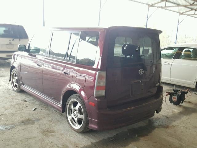 JTLKT334050186277 - 2005 TOYOTA SCION XB Bənövşəyi foto 3