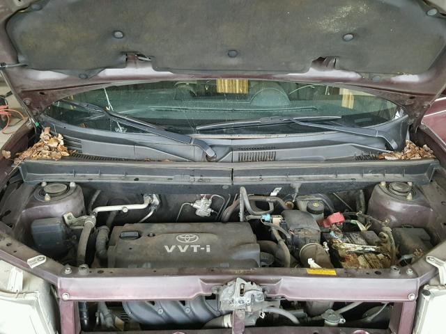 JTLKT334050186277 - 2005 TOYOTA SCION XB Bənövşəyi foto 7