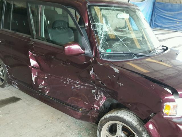 JTLKT334050186277 - 2005 TOYOTA SCION XB Bənövşəyi foto 9