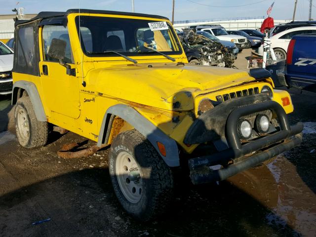 1J4FA49S02P735911 - 2002 JEEP WRANGLER / YELLOW photo 1