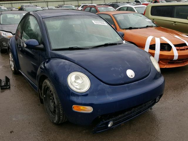 3VWCK21C23M440330 - 2003 VOLKSWAGEN NEW BEETLE BLUE photo 1