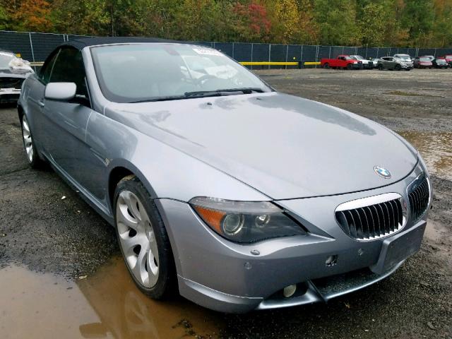 WBAEK73455B328935 - 2005 BMW 645 CI AUT GRAY photo 1