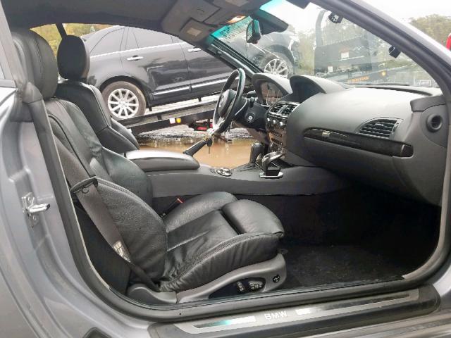 WBAEK73455B328935 - 2005 BMW 645 CI AUT GRAY photo 5