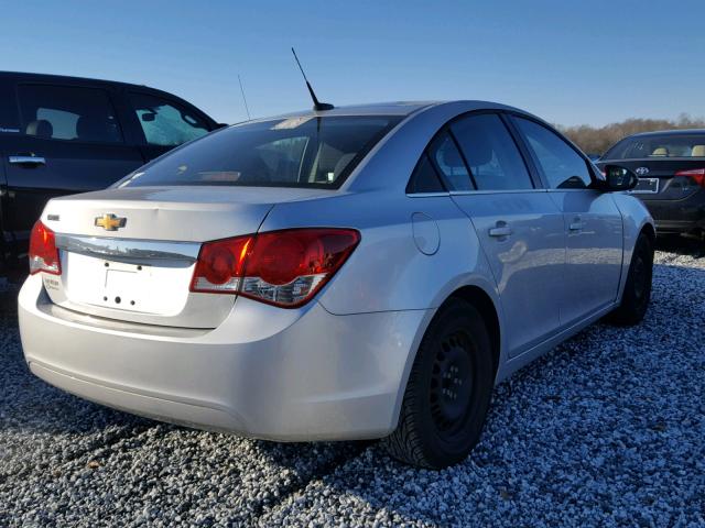 1G1PD5SH8C7327429 - 2012 CHEVROLET CRUZE LS SILVER photo 4