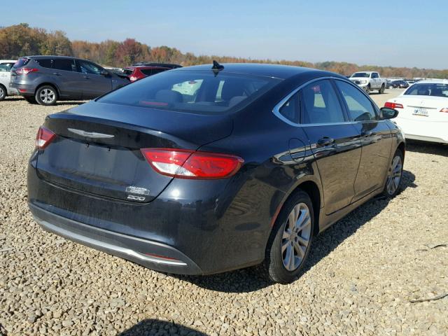 1C3CCCAB7FN503949 - 2015 CHRYSLER 200 LIMITE BLACK photo 4