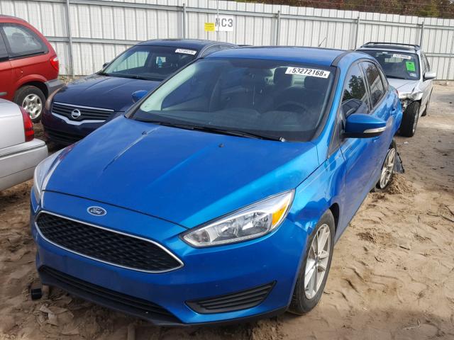 1FADP3F24GL355338 - 2016 FORD FOCUS SE BLUE photo 2