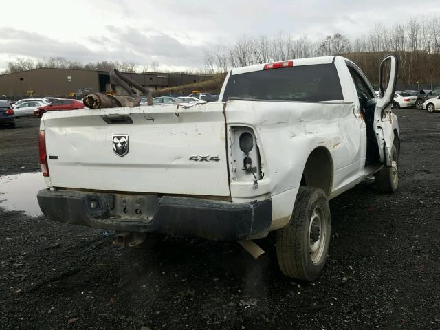 3C6LD5AT6CG180695 - 2012 DODGE RAM 2500 S WHITE photo 4