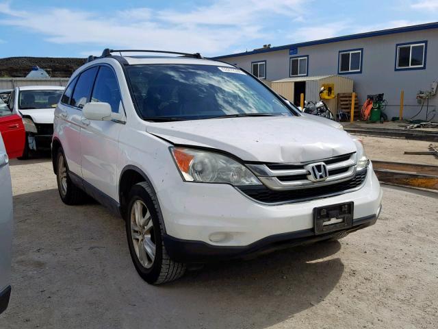 5J6RE3H77AL022387 - 2010 HONDA CR-V EXL WHITE photo 1