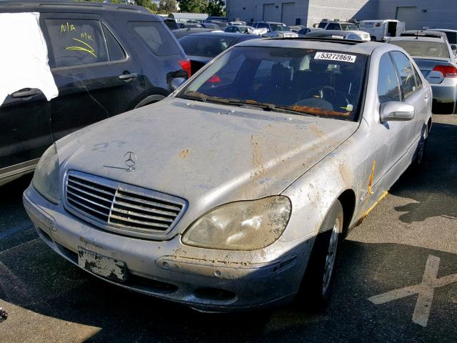 WDBNG70J72A282152 - 2002 MERCEDES-BENZ S 430 SILVER photo 2