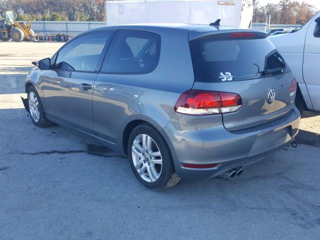 WVWMM7AJXBW327544 - 2011 VOLKSWAGEN GOLF BLUE photo 3