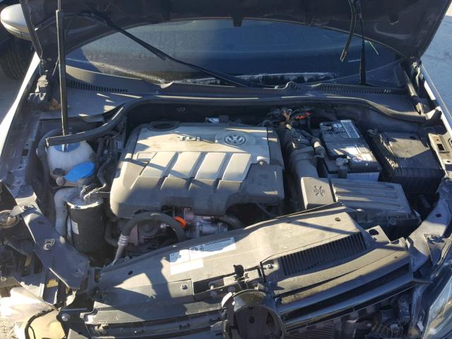 WVWMM7AJXBW327544 - 2011 VOLKSWAGEN GOLF BLUE photo 7