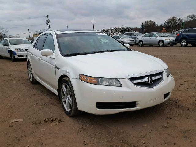 19UUA66225A036835 - 2005 ACURA TL WHITE photo 1