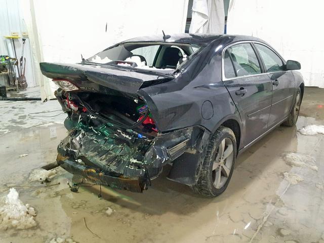 1G1ZC5E18BF278103 - 2011 CHEVROLET MALIBU 1LT BLACK photo 4