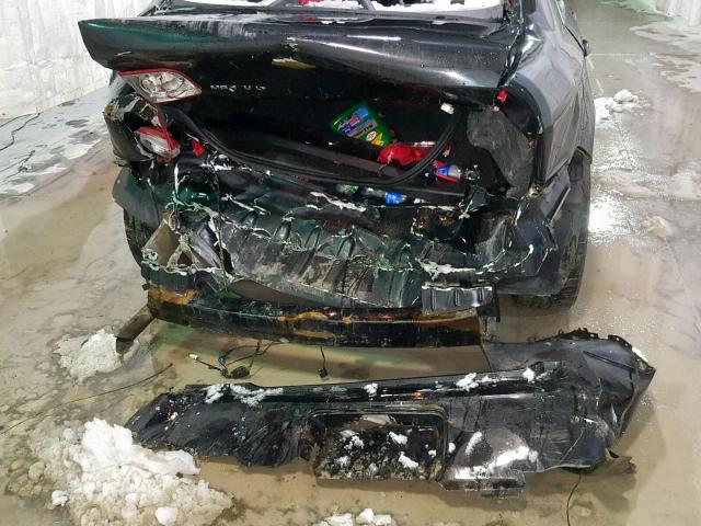 1G1ZC5E18BF278103 - 2011 CHEVROLET MALIBU 1LT BLACK photo 9