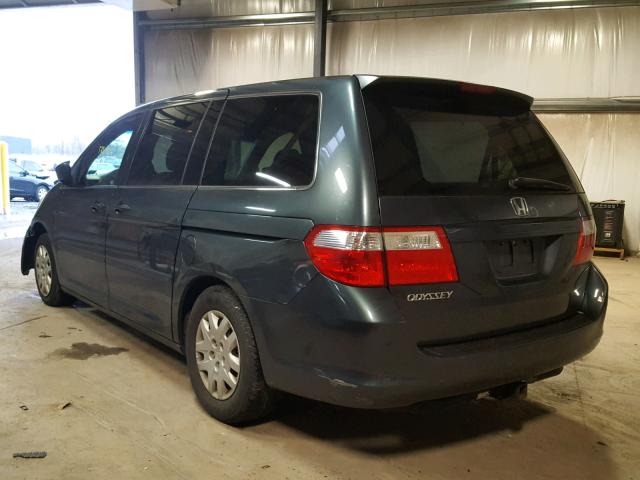 5FNRL38276B064360 - 2006 HONDA ODYSSEY LX CHARCOAL photo 3