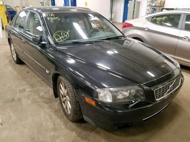 YV1TH59H341363477 - 2004 VOLVO S80 2.5T BLACK photo 1