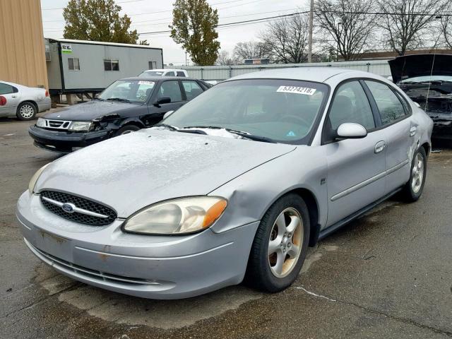 1FAFP55S61A154100 - 2001 FORD TAURUS SES SILVER photo 2