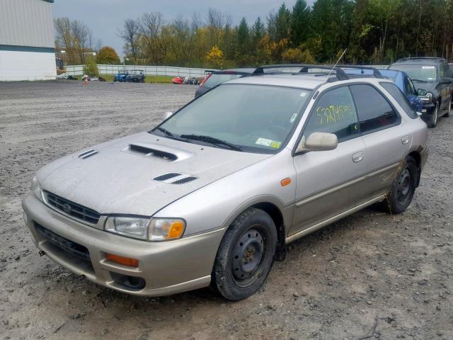 JF1GF48581G802878 - 2001 SUBARU IMPREZA OU GRAY photo 2