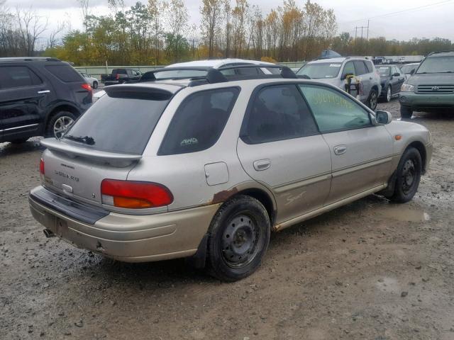 JF1GF48581G802878 - 2001 SUBARU IMPREZA OU GRAY photo 4