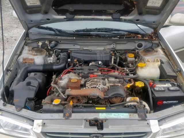 JF1GF48581G802878 - 2001 SUBARU IMPREZA OU GRAY photo 7