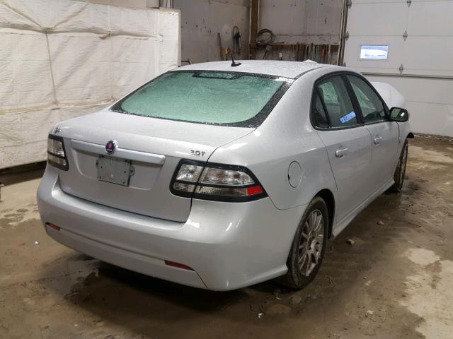 YS3FA4CY0A1618410 - 2010 SAAB 9-3 2.0T SILVER photo 4