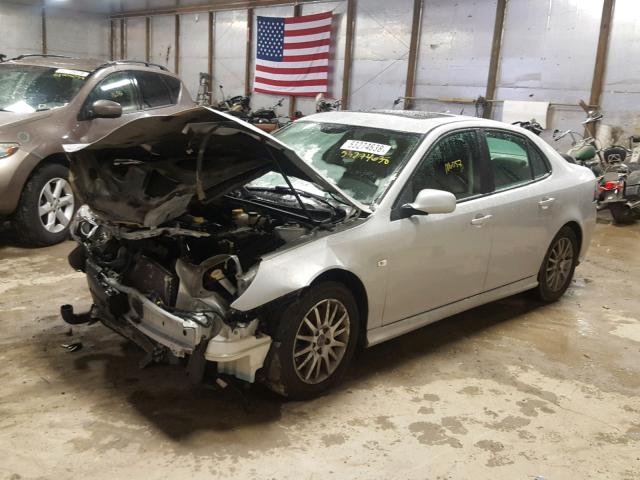 YS3FA4CY0A1618410 - 2010 SAAB 9-3 2.0T SILVER photo 9